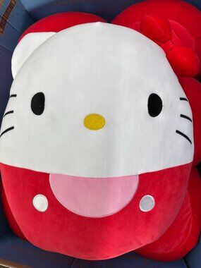 Squishmallows Hello Kitty 14” Red Outfit Sanrio Plush Jazwares